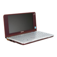 Sony VGN-P31ZK/G User Manual