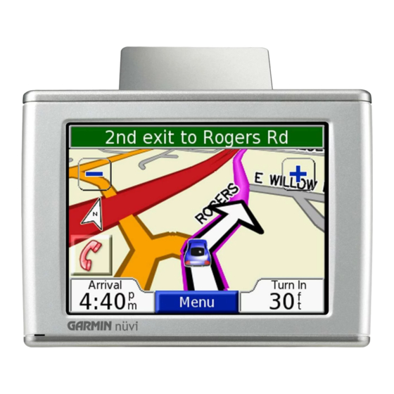 Garmin Nuvi 360 Owner's Manual