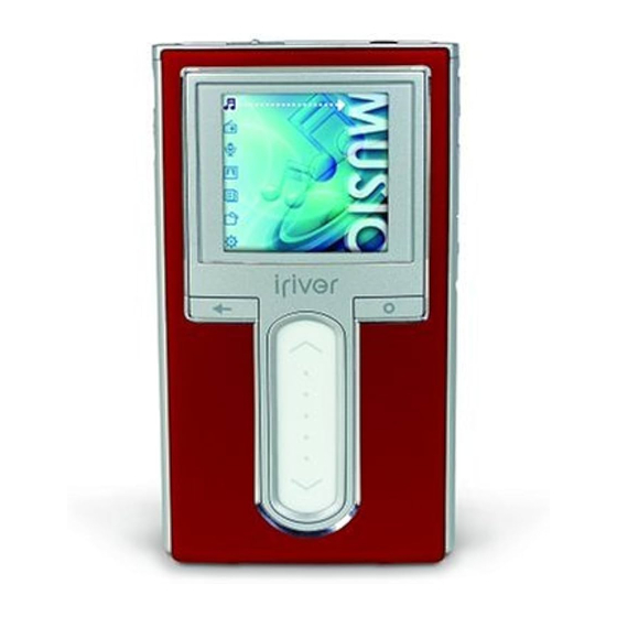 iRiver H10 20GB Manuals