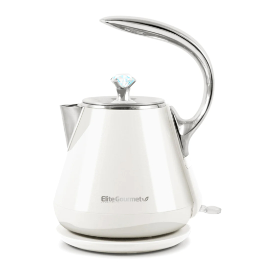Elite Gourmet EKT-1203W Water Kettle Manuals