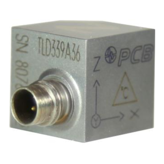 PCB Piezotronics TLD339A36 Installation And Operating Manual