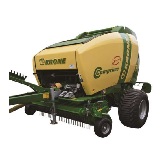 Krone Comprima F 155 XC X-treme Original Operating Instructions
