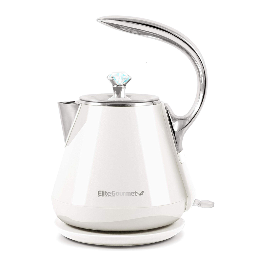 Maxi-Matic Elite Gourmet 1L Electric Glass Water Kettle - Black