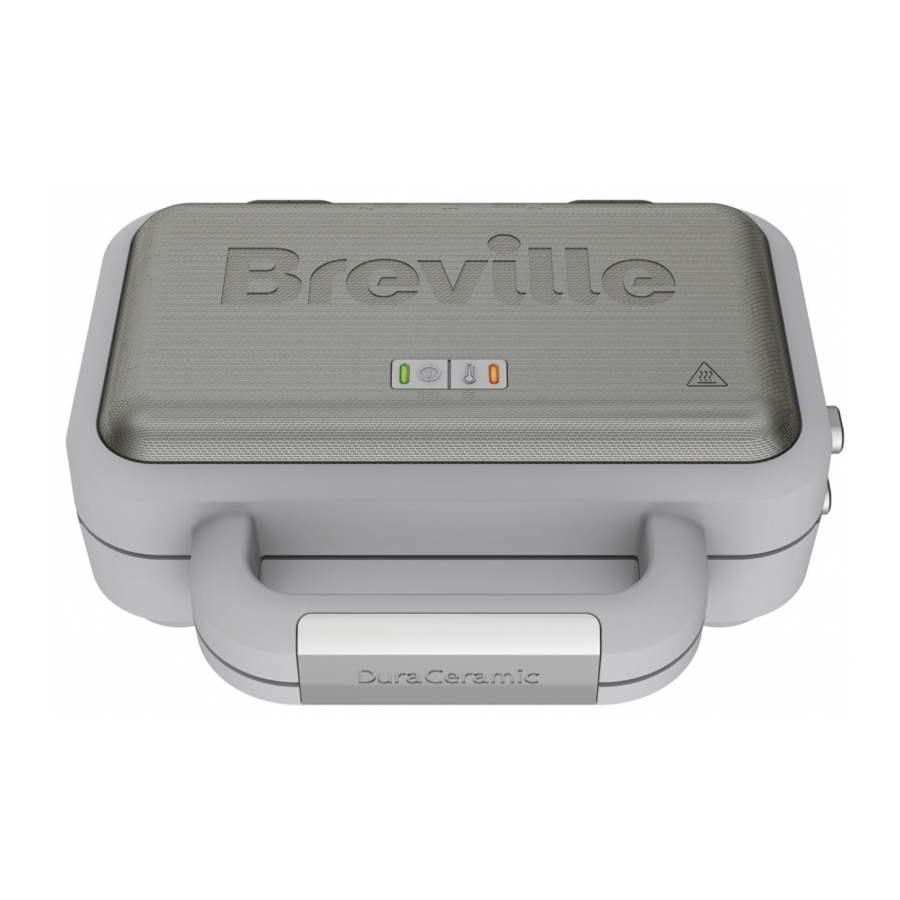 Breville DuraCeramic VST070 - Deep Fill Sandwich Toaster Manual