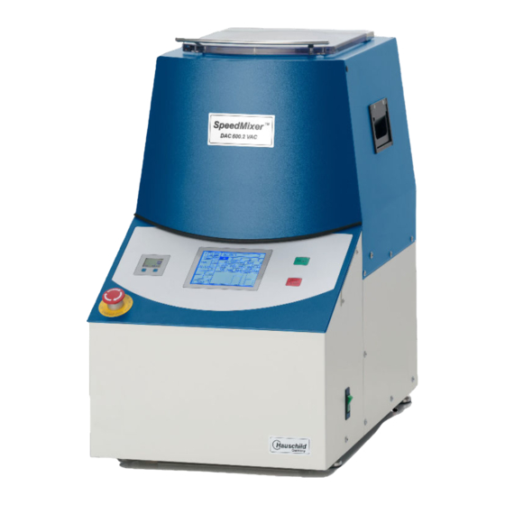Hauschild SpeedMixer DAC 400.2 VAC-P User Manual