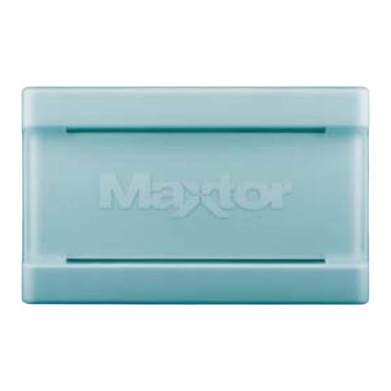 Maxtor ONETOUCH III User Manual
