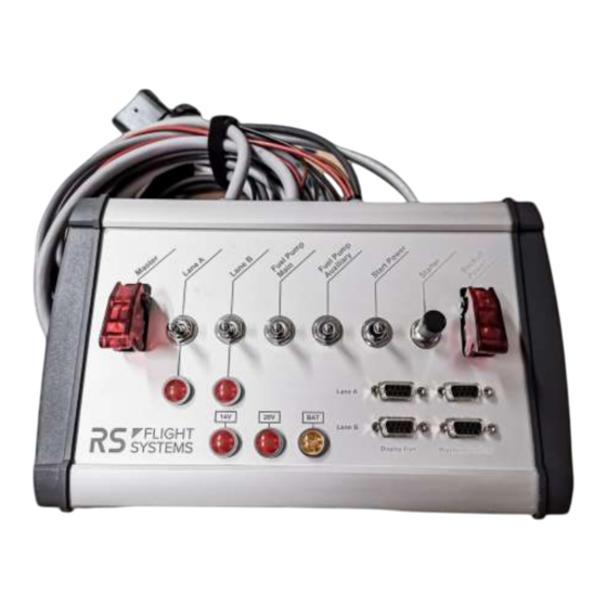 RS Flight Systems iS Control Panel C24 Operation Manual