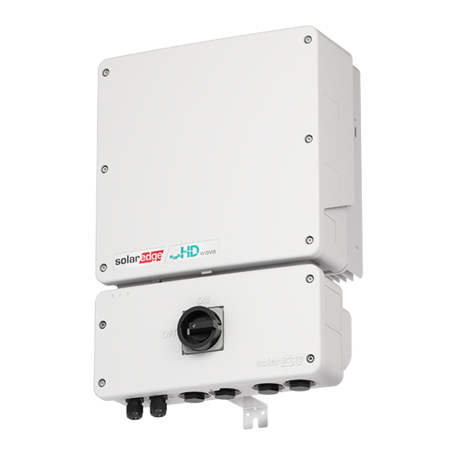 SolarEdge Home Hub Series Manual