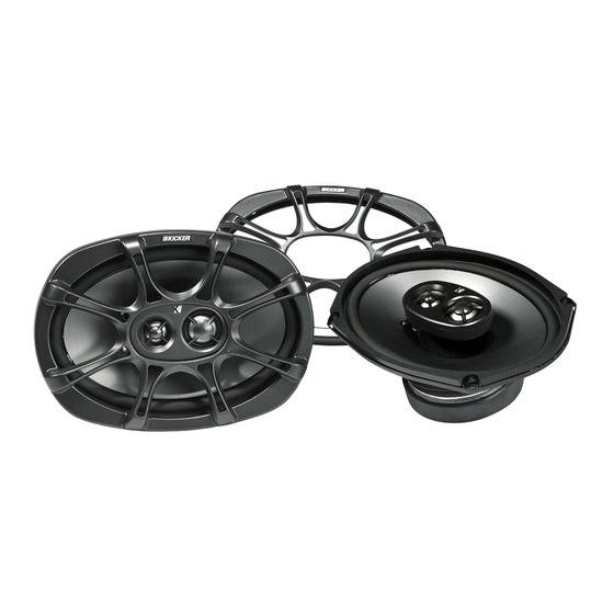 Kicker KS6930 Owner's Manual