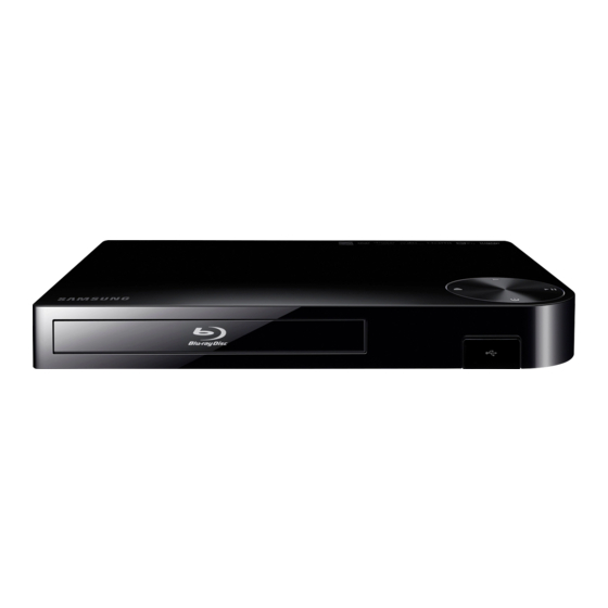 Samsung BD-F5100 User Manual