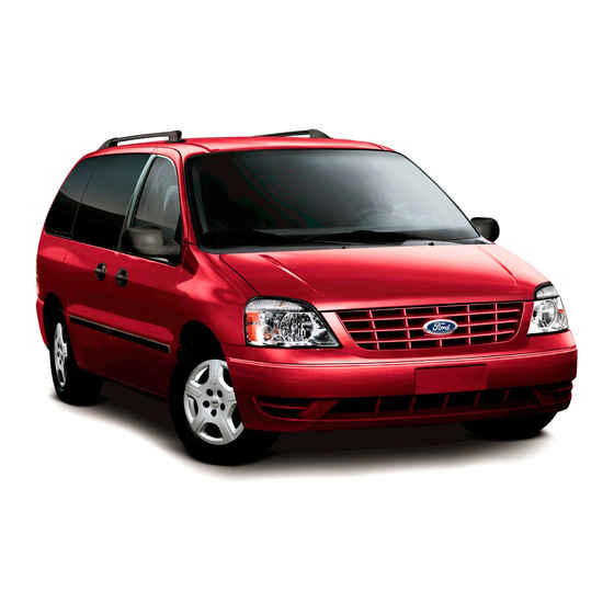 Ford 2007 Freestar Manual