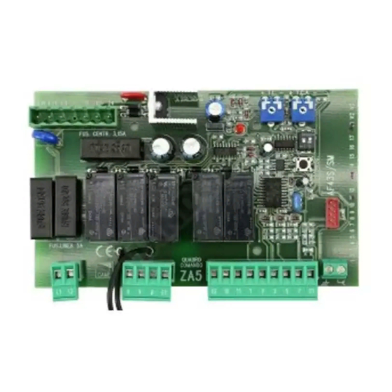 CAME Z Series Manual