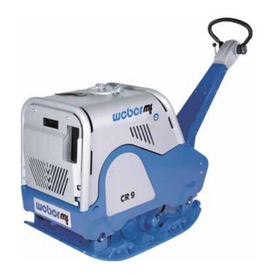 Weber mt CR 9-II CCD 2.0 Operating And Maintenance Manual