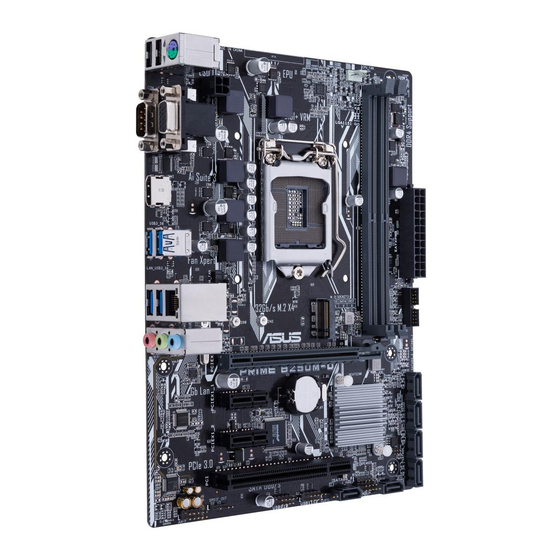 Asus PRIME B250M-D Quick Start Manual