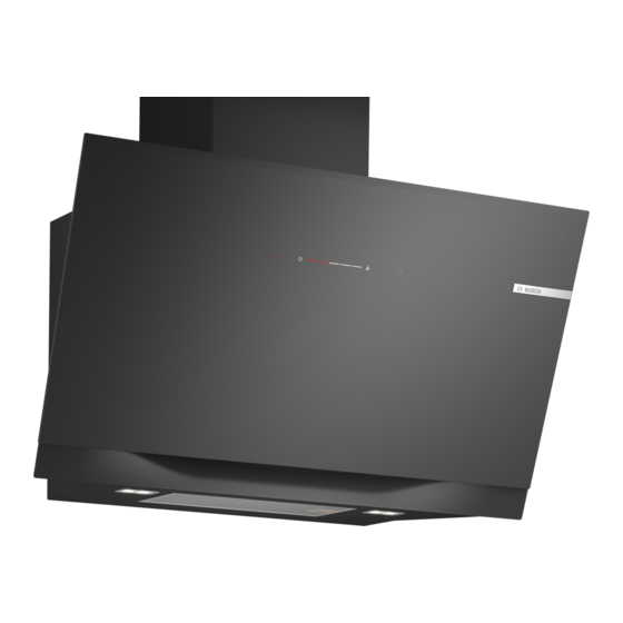 Bosch DWK91LT60B Wall-mounted Cooker Hood Manuals