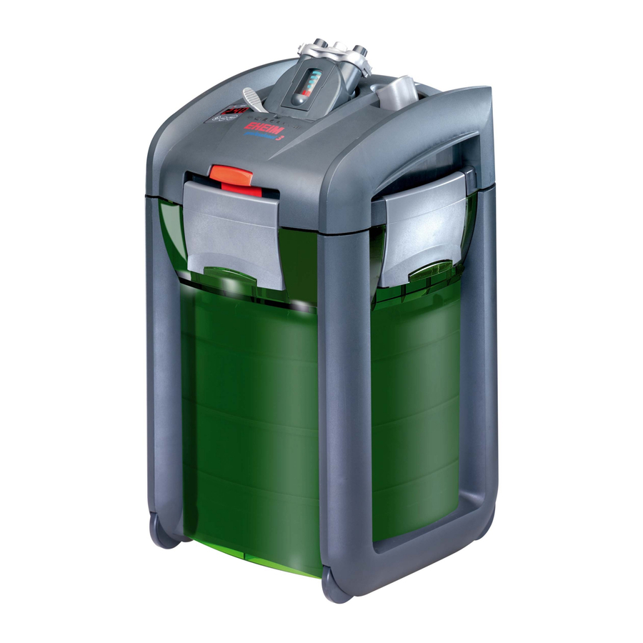 EHEIM professionel 3 2080 / 2180 Manual