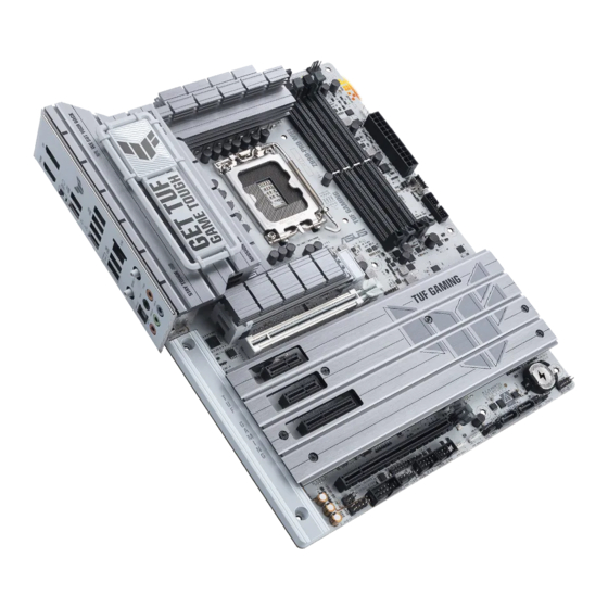 Asus TUF GAMING Z890-PRO WIFI Manuals