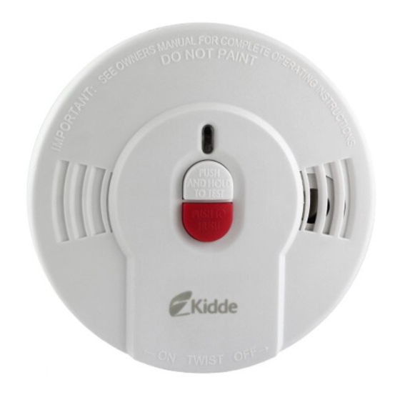 Kidde 0910UK User Manual