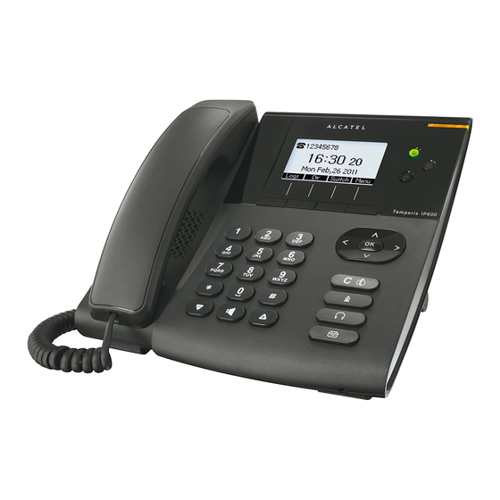 Alcatel Temporis IP 600 Administrator's Manual