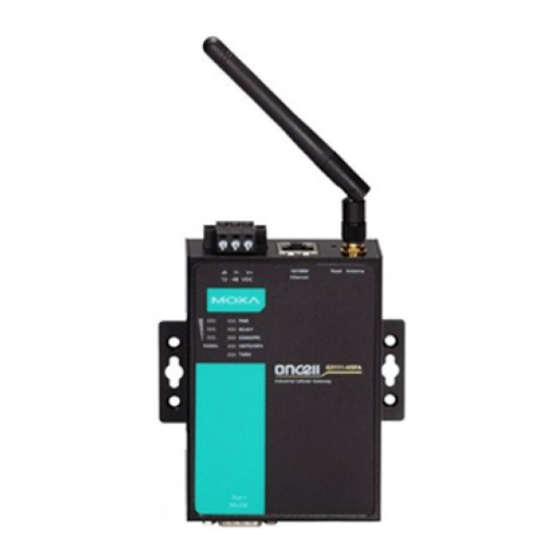 Moxa Technologies OnCell G3111-HSPA series Quick Installation Manual