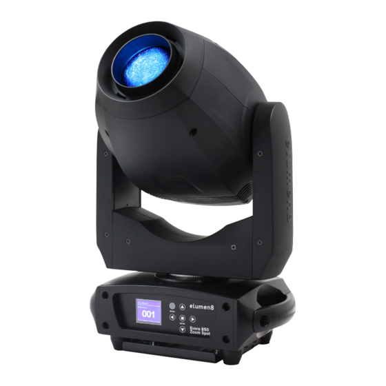 Elumen8 Evora 850 Zoom Spot User Manual