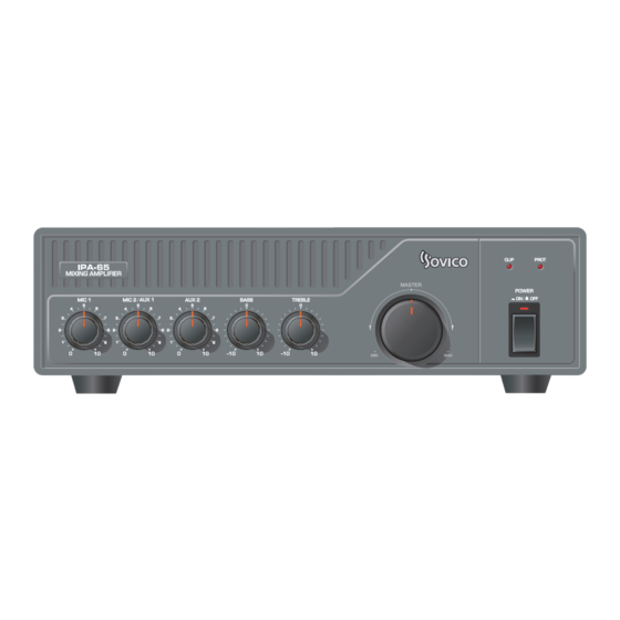 SOVICO IPA-35 Manuals