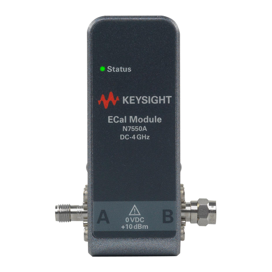Keysight N7550A Reference Manual