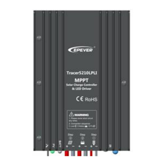 Epever Tracer1305LPLI Quick Start Manual