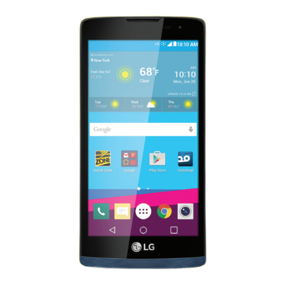 LG Tribute DUO Get Started Manual