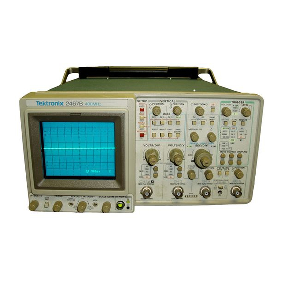 Tektronix 2465B Service Manual