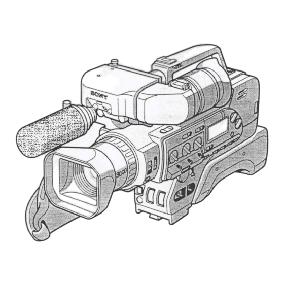 Sony DSR 200 Manual