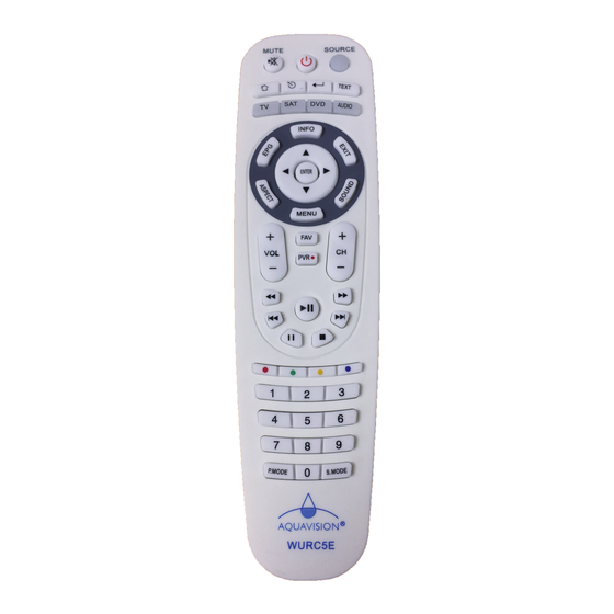 Aquavision WURC5E Manual