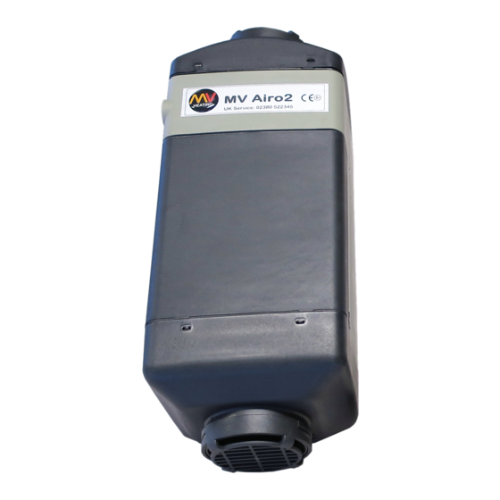 MV Heating MV Airo 2 Workshop Manual
