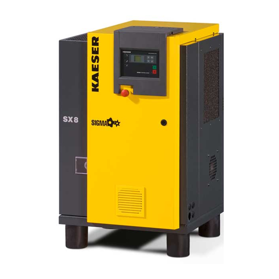 KAESER KOMPRESSOREN SX SERVICE MANUAL Pdf Download ManualsLib