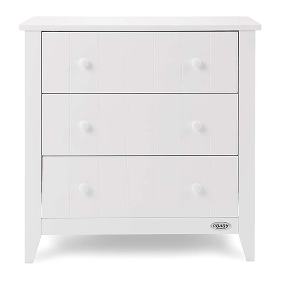 OBaby Belton Chest of Drawers Instructions Manual