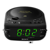 Sony DREAM MACHINE ICF-CD814 Operating Instructions