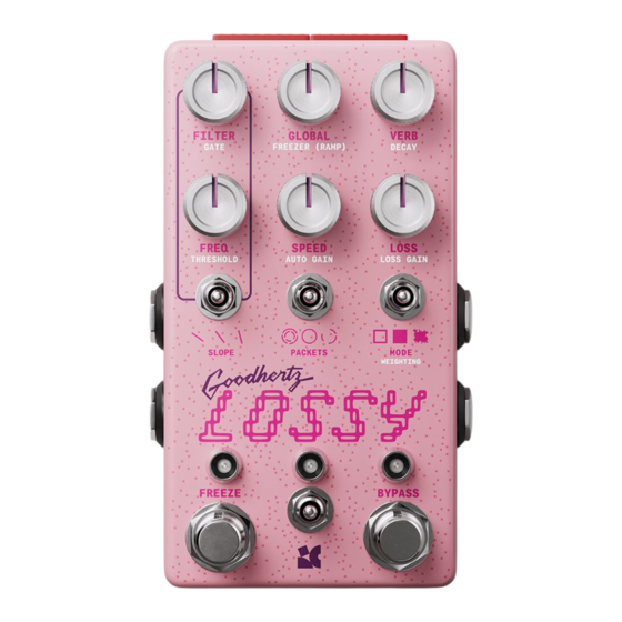 Chase Bliss Audio Lossy Manual