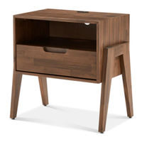 mopio TED NIGHTSTAND Assembly Instructions Manual