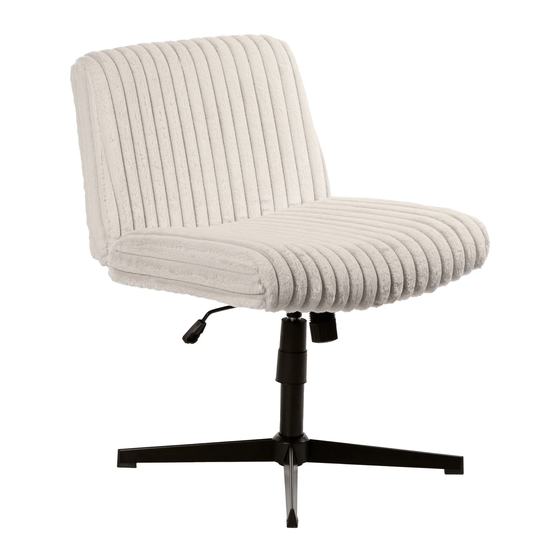RTA Products TECHNI MOBILI CRISS-CROSS CHAIR RTA-382CC Assembly Instructions