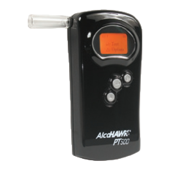 Alcohawk PT500 Owner's Manual