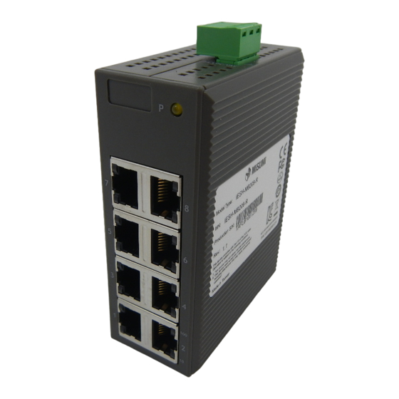 MISUMI IESH-MB208-R Hardware Installation Manual