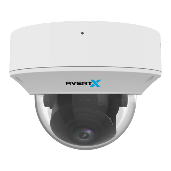 avertX HD848IRM 4K Dome Camera Manuals