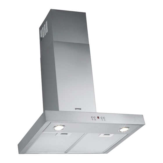 Gorenje DT6315X Instruction On Mounting And Use Manual