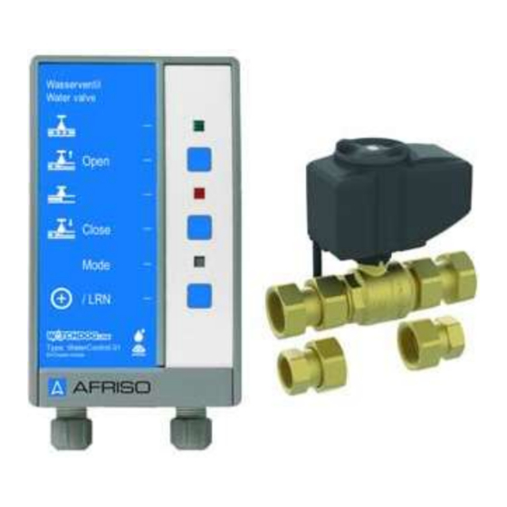 AFRISO WaterControl 01 Operating Instructions Manual