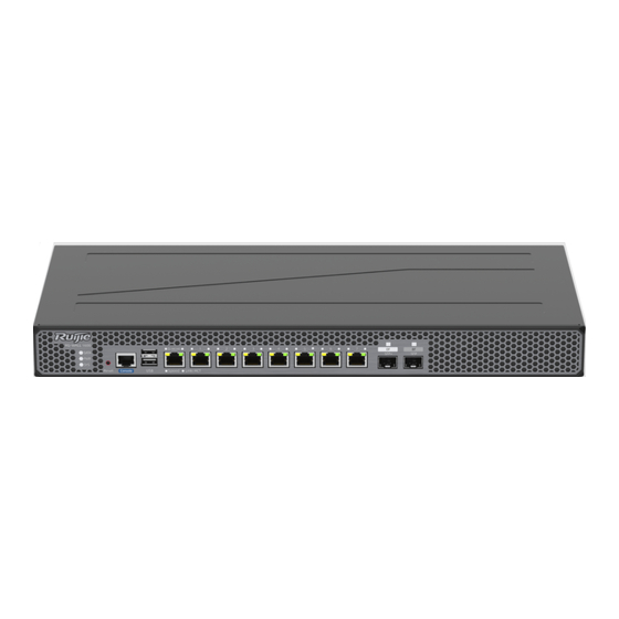 Ruijie RG-WALL1600-S3200 Hardware  Installation And Reference Manual