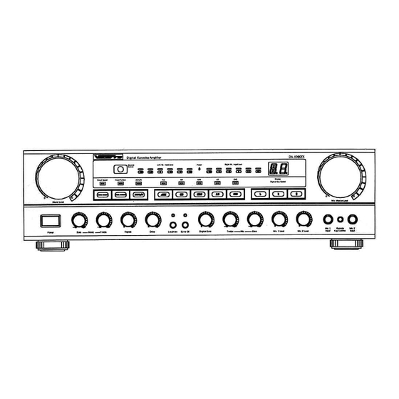 VocoPro DA-4080FX Owner's Manual