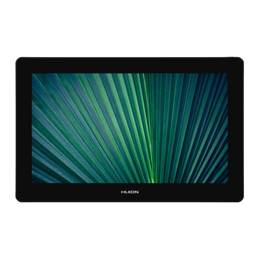 Huion KAMVAS Pro 16 Plus GT1562 Manual