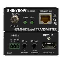 Shinybow Usa SB-6333R Instruction Manual