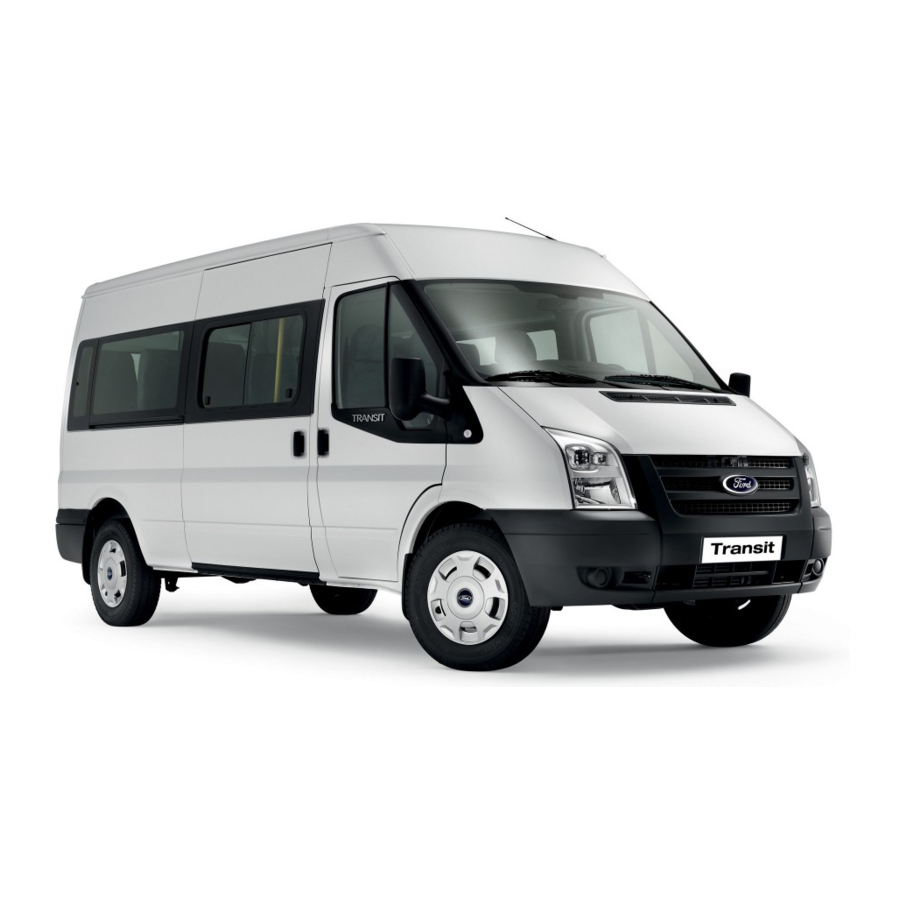 Ford Transit Owner's Handbook Manual