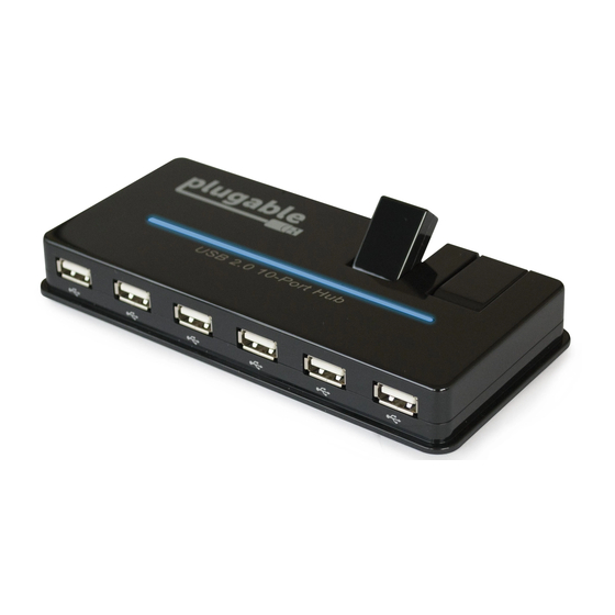 Plugable USB 2.0 10-Port Hub User Manual